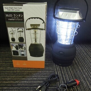 36LED ランタン 4way ソーラー＆手動発電ダイナモタイプ...