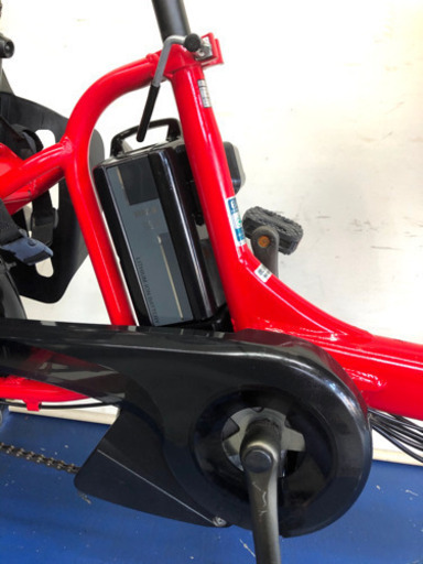 ヤマハ　パスキッスミニ　20インチ 3人乗り　赤色　12.3ah 高年式　電動自転車　電動アシスト