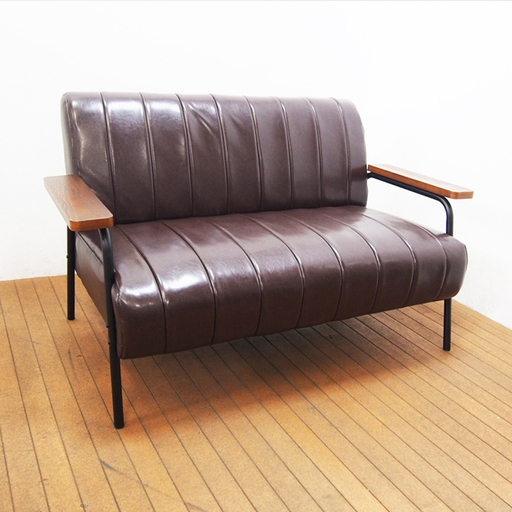 【美品】北欧モダンデザイン 2Pソファ (EA62)