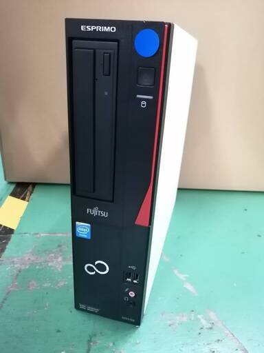 激安!　セットアップ済み　中古デスクトップパソコン　FUJITSU　ESPRIMO　D551/GX　Win10