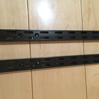 棚柱　2穴タイプ　ロイヤル黒　