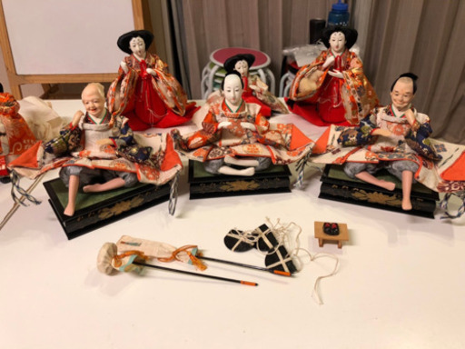 雛人形　七段　吉月作