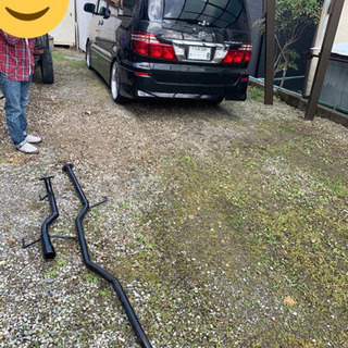 10アルファード中間エンドストレートマフラー
