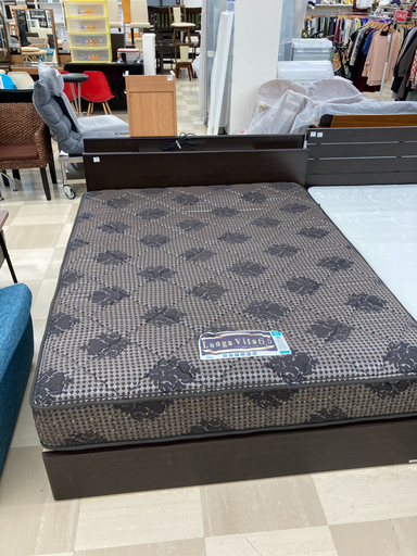 東京ベッド 引き出し付きダブルベッド ロングヴィータ6.5インチ