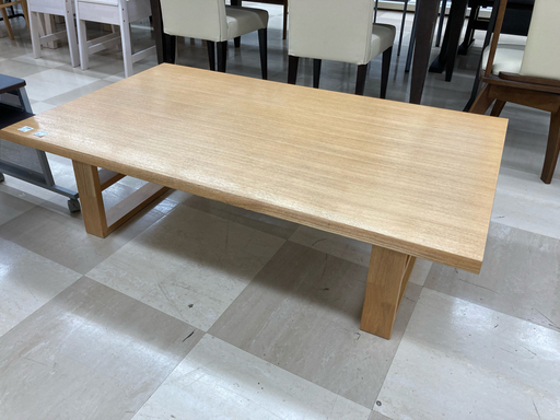 ニトリ 天然木センターテーブル アケビ NA135