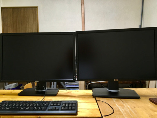 Dell 液晶モニター2台　デル  デスクトップ