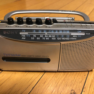 【申込有り】SONY カセットレコーダー