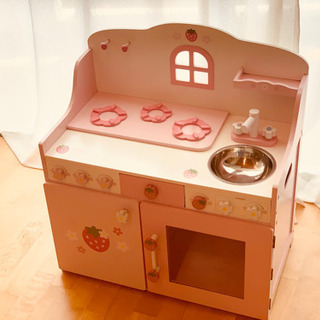 マザーガーデン　野いちごキッチン　木のおもちゃの画像