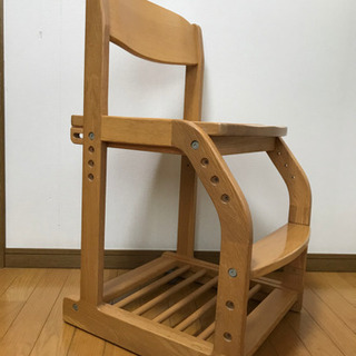 子供　木製　学習　椅子