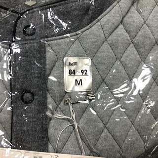 新品 定価5000円！紳士用 メンズ パジャマ 部屋着 寝間着 Mサイズ ゆったりサイズ キルト 胸囲84～92cm 寝具 Cの画像