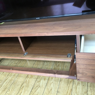 美品 岡製作所 テレビボード モダンStyle ウォールナット材 日本製