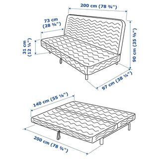 決定しました。IKEAのソファベッド　4台ある