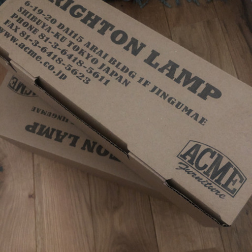 大人気家具ブランド ACME ブライトンランプ　２つセット