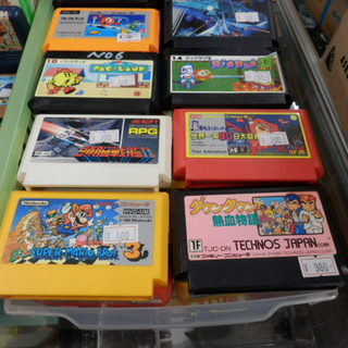 ▶ファミコン ソフト カセット レトロゲーム 在庫多数 1つ100円～ ペイペイ対応 札幌市西区西野 - リサイクルショップ