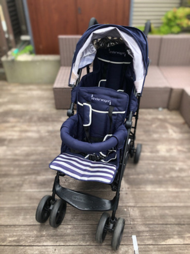 (取引中)二人乗りベビーカーお安く譲ります。