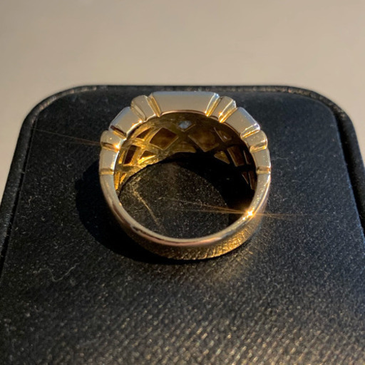 K18 Pt900 ダイヤ0.3ct メンズリング　10g