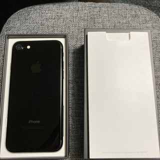 商談中】iPhone 7 ジェットブラック128GB (モコ) 大垣の