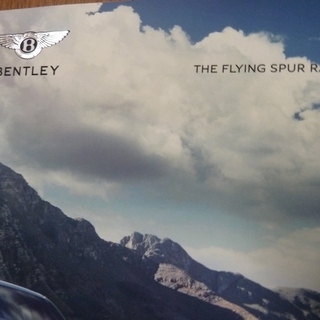 ベントレー　カタログ　ＴＨＥ　ＦＬＹＩＮＧ　ＳＰＵＲ　ＲＡＮＧＥ　全43Ｐの画像