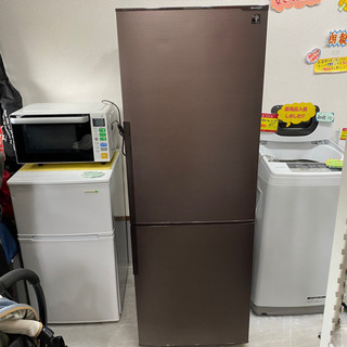 SHARP2017年製冷蔵庫271L】33,500円‼️