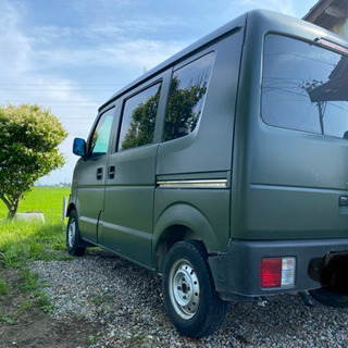 エブリィ　4WD 5MT ☆85000キロ☆ 車検たっぷり　おしゃれ艶消しグリーンの画像