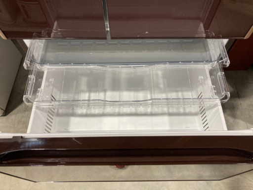美品 HITACHI 475L 6ドア冷凍冷蔵庫 R-XG4800H クリスタルブラウン 美品 HITACHI 475L 6ドア冷凍冷蔵庫 R-XG4800H クリスタルブラウン