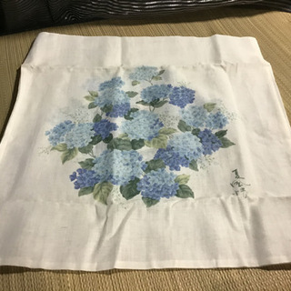 新古品　麻　座布団カバー　3セットの画像