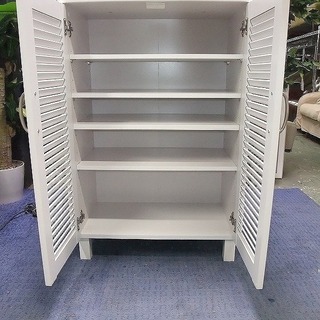 R1461) ニトリ シューズボックス ウイング60LBR 2019年製! 収納家具 店頭取引大歓迎♪の画像
