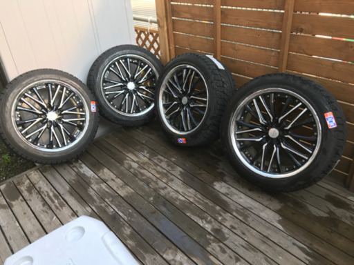 バルムンク　19インチ　スタッドレス付き　傷有り