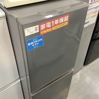 2ドア冷蔵庫 AQUA 126L AQR-13H 2018年製