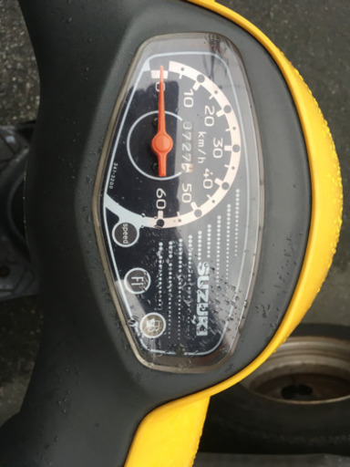 レッツ4  CA41A 黄色　程度良好