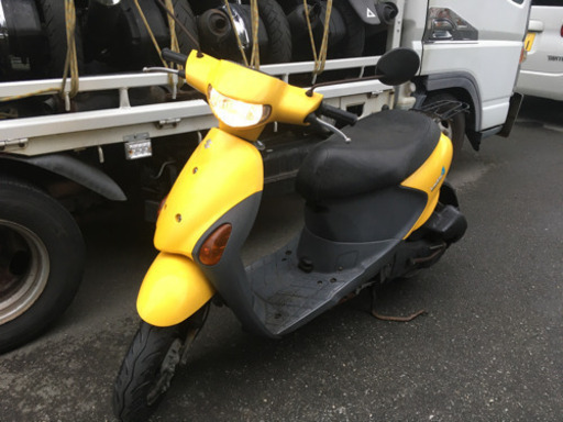 レッツ4  CA41A 黄色　程度良好