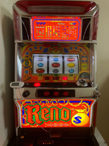 良品　レア　リノ　スロット実機　5号機　RAMクリ手順も合わせてご説明します。いつでもボーナススタート