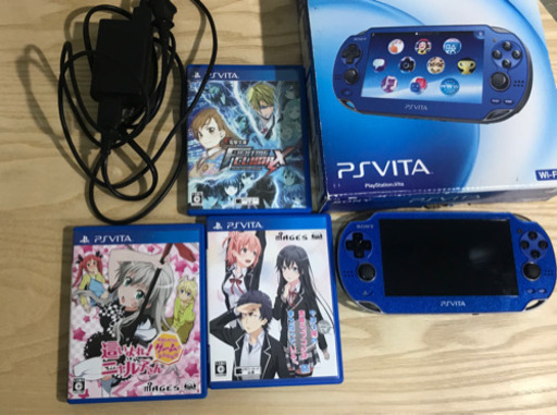 中古  PSVitaとゲームソフトセット