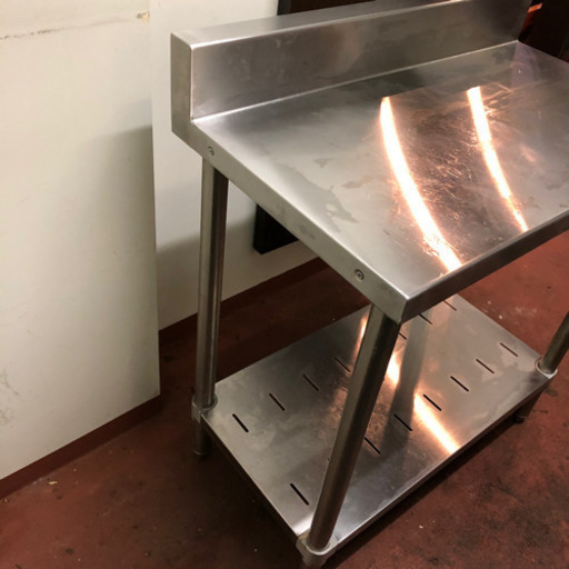 中古 厨房用品☆作業台 マルゼン 調理台 BW-074