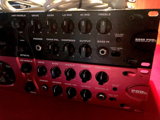 【LINE6 POD XT PRO/Guitar&Bass】Set 美品！！！