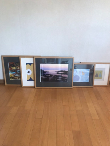 額　5セット　写真展で使用