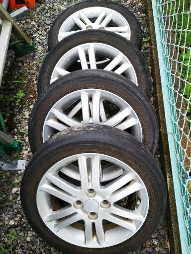 15インチ タントカスタム 純正アルミホイール タイヤおまけ