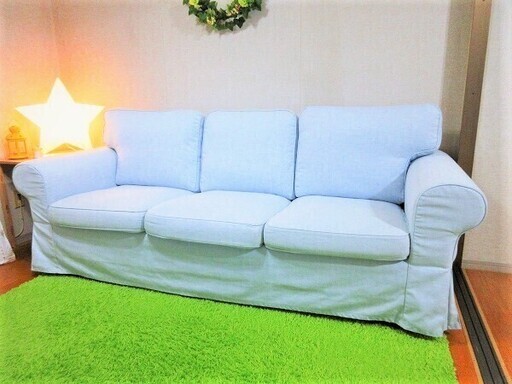 ●至急です●IKEA●3人掛けソファー●EKTORP エークトルプ●