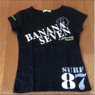 バナナセブンブラックTシャツ