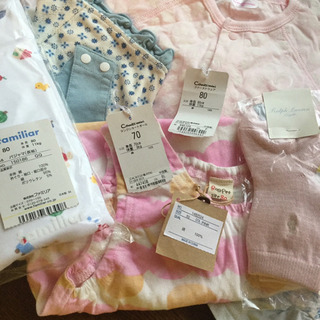お取引中【新品タグ付き・美品】ベビー服・小物9点