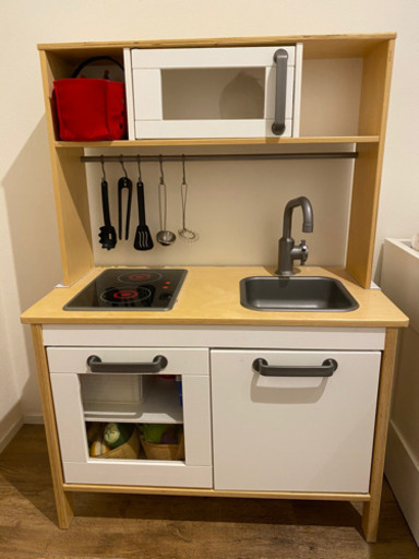 【値下げ】IKEA子供用キッチンDUKTIGとままごとグッズ全てまとめて！