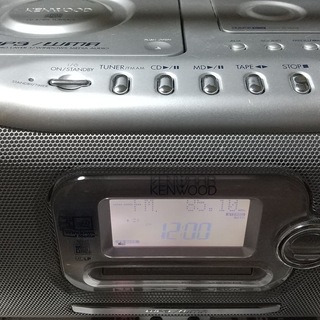 CDMDラジカセ　ケンウッド社製　難有り　※売却済〆切