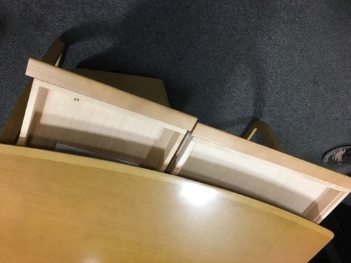 カリモク　学習机（デスク＋キャビネット＋本棚）