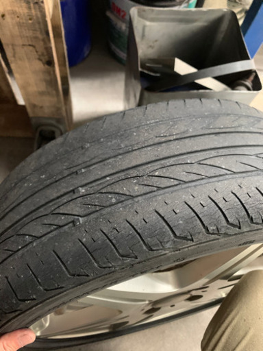 15インチ　アルミタイヤ　皮つき　165/50R15