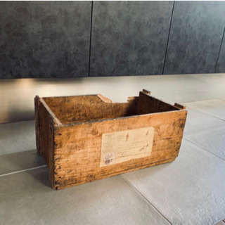 アンティーク 木箱 ヴィンテージ 古い レトロ ビンテージ トランク ケースの画像