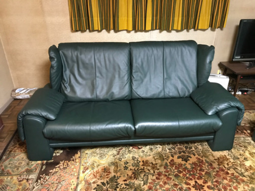 Erpo（エルポ）高級ソファー（ダークグリーン)