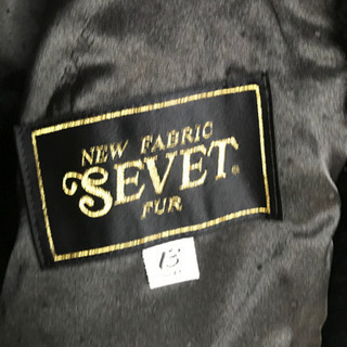 美品 SEVET ファーコートの画像