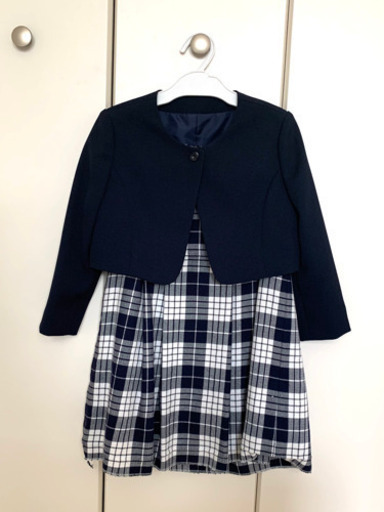 入学式等　正装ワンピース　ジャケット　115cm