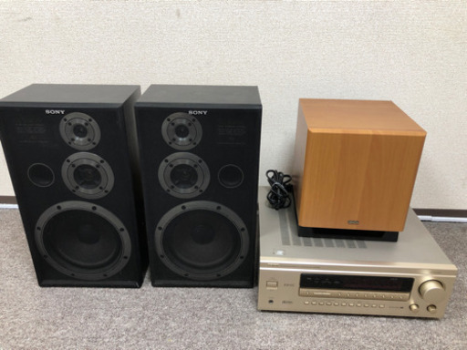 サラウンドシアター　アンプ　スピーカー 4点セット