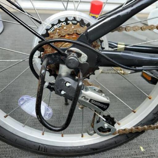コールマン折りたたみ自転車　6段変速ギア20インチ　携帯空気入れ付